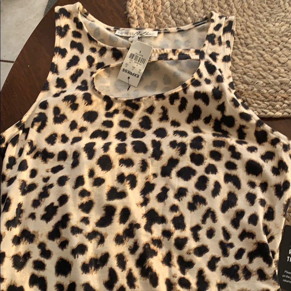 NWT Express Cheetah Print Bodysuit